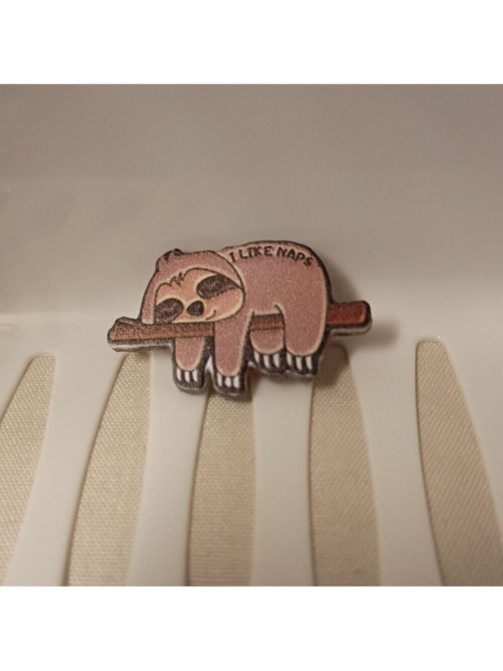 2/$10 I Like Naps Sloth Sleeping Acrylic Pin